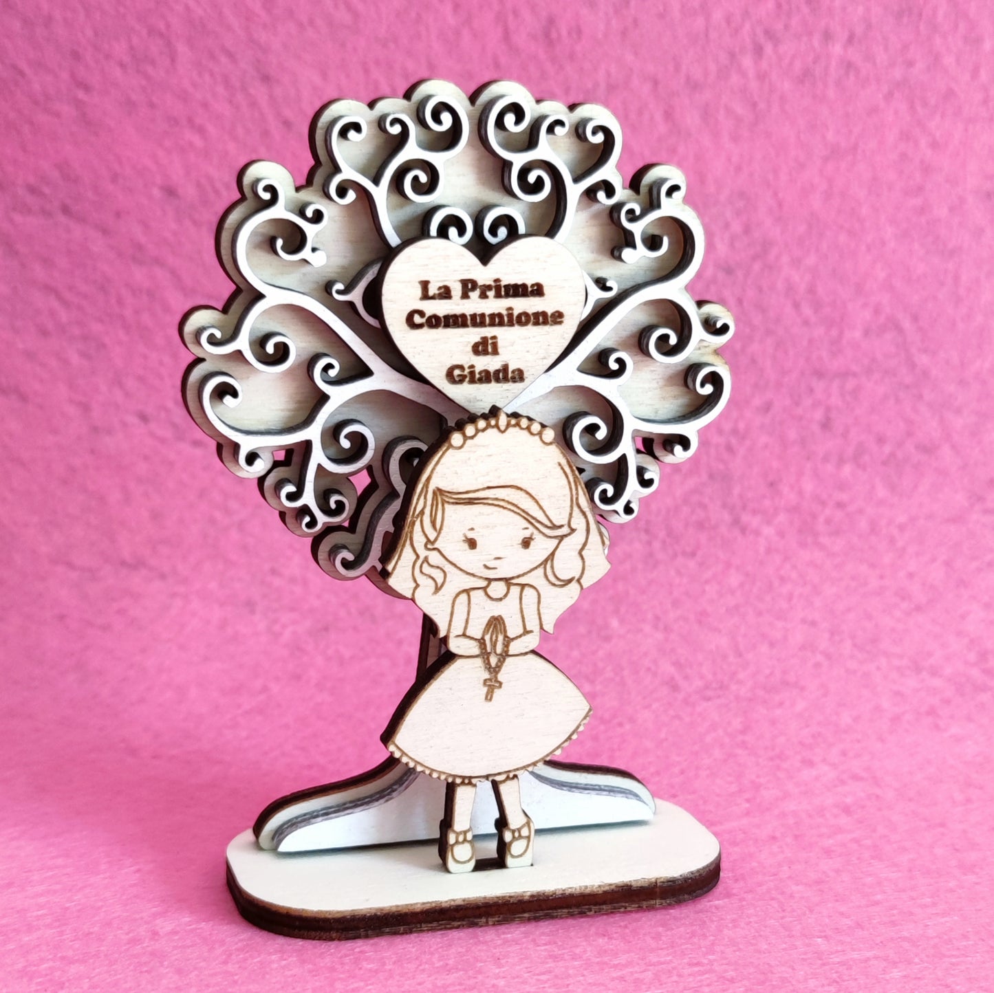 Bomboniera Prima Comunione albero della vita