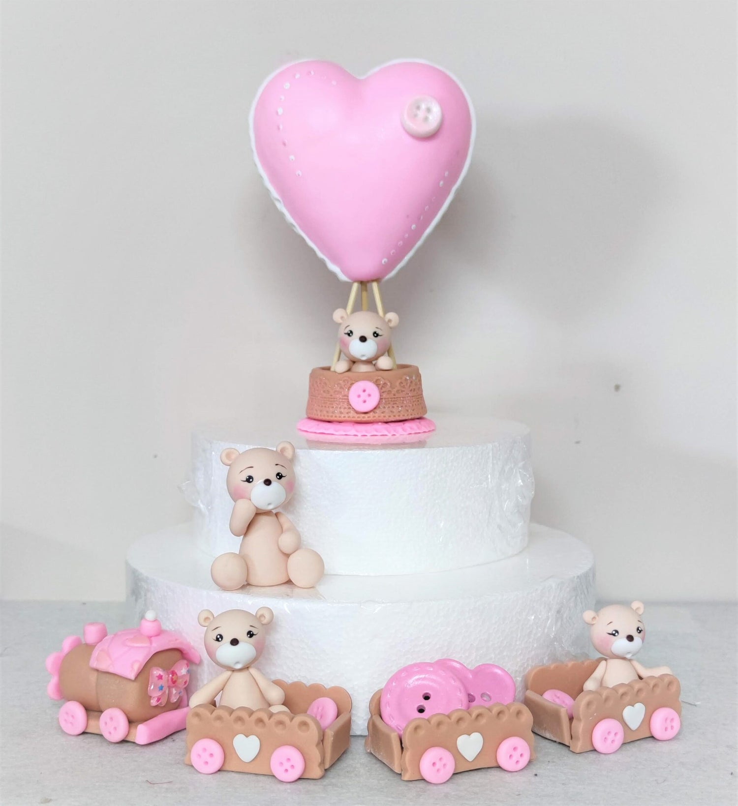 Cake Topper in porcellana fredda